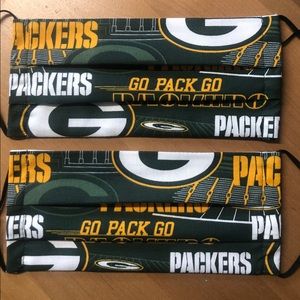 Packers Face Mask Set of 2